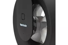 Svara Bathroom Fan with Timer, Humidity and Light Sensor, 100-125 mm (App-Controlled) BLACK
