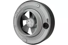 Svara Bathroom Fan with Timer, Humidity and Light Sensor, 100-125 mm (App-Controlled) BLACK