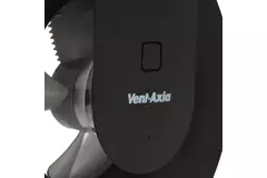Svara Bathroom Fan with Timer, Humidity and Light Sensor, 100-125 mm (App-Controlled) BLACK
