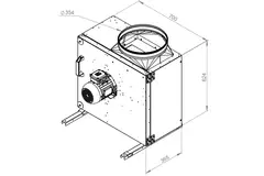 Box fan flue gas F400 - MPS 315 D2 F4 30