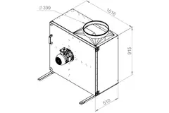 Box fan flue gas F400 - MPS 500 D4 F4 30