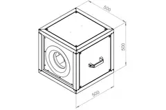 Box fan motor outside airflow - MPC 280 EC T30