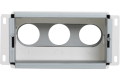 Vent-Axia Uniflexplus wall collector rear connection Insulated 3 x Ø69mm for flat duct 200 x 100mm