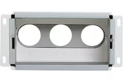 Vent -Axia Uniflexplus wall collector rear connection 3 x Ø69mm Incl. 2 x sealing covers Ø69mm