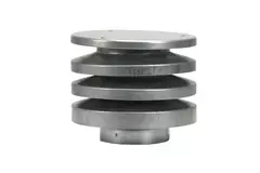 Round exhaust/supply roof cowl with segments Ø160 mm