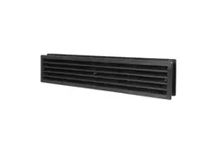 Door grille 450x92 mm black - VR459M