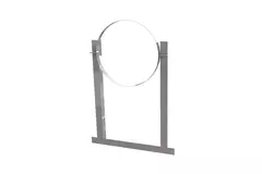 Aluminium roof bracket for spiral pipe diameter 125mm
