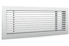 Bar grille for wall mounting with clamping springs - 600x100 mm