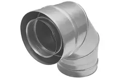 Concentric diameter 100 - 150 mm bend 87 degrees I316L/I304 (D0.5/0.6)