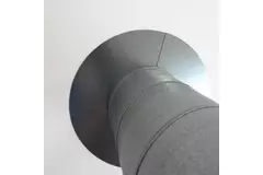 Covering rosette Ø 400 mm galvanised (2 parts)