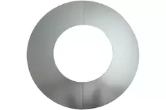Covering rosette Ø 80 mm galvanised (2 parts)