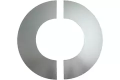 Covering rosette Ø 400 mm galvanised (2 parts)