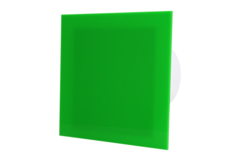 Bathroom extractor fan Ø 100 mm with delayed start and timer - front panel in green plastic