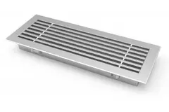 Bar grille for floor mounting with clamping springs - 300x100 mm