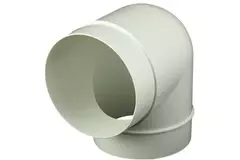 Round plastic 90° bend diameter: 150mm AL150-90