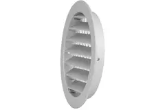 Aluminium external air wall grille Ø 80mm - MRA80
