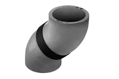 Insulated bend EPS 45° diameter 125mm