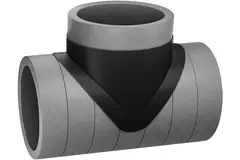 Insulated T-piece EPS diameter 160mm