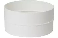 Round plastic connector diameter: 125mm - AS125