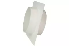 Round plastic wall plate diameter: 125mm AFS125