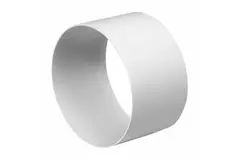 Plastic female coupler round Ø125 mm - ASF125