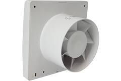 Bathroom extractor fan Ø 100 mm white with timer and humidity sensor - luxury X100ZHT