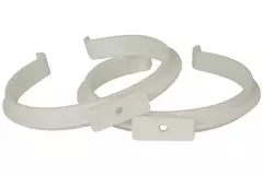 Plastic mounting bracket Ø 125mm (2 pieces) (AZ125)