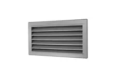 External wall grille stainless steel W=200 x H=200
