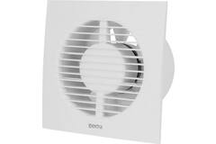 Bathroom extractor fan Ø 100 mm white with timer and humidity sensor - EE100HT