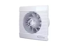Bathroom extractor fan white with humidity sensor and timer - Ø 100 mm (pRemium 100HS)