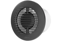 Bathroom extractor fan round Ø 100 mm anthracite - basic EA100A