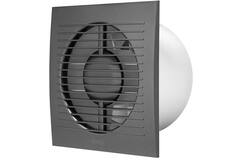 Bathroom extractor fan Ø 100 mm anthracite with timer - EE100TA