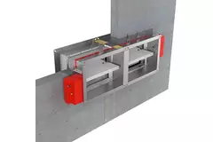 Fire damper rectangular manual operation - E-FD25 100x550 R
