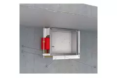 Fire damper rectangular manual operation - E-FD25 100x550 R