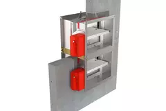 Fire damper rectangular manual operation - E-FD25 100x550 R