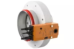 Fire damper round compact 100 mm servo motor 24V - E-FDC DD M24 D100