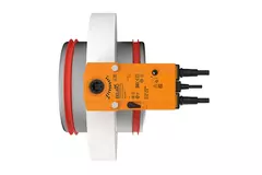 Fire damper round compact 100 mm servo motor 230V - E-FDC DD M230 D100