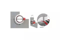 Fire damper round 100 mm servo motor 24V - E-FDC25 D100 M24 S
