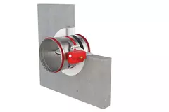Fire damper round 100 mm servo motor 24V - E-FDC25 D100 M24 S