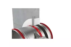 Fire damper round 100 mm servo motor 24V - E-FDC25 D100 M24 S