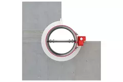 Fire damper round 100 mm servo motor 24V - E-FDC25 D100 M24 S
