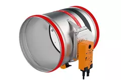 Fire damper round 100 mm servo motor 24V - E-FDC25 D100 M24 S