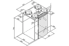 Brink MVHR Renovent Excellent 300 4/0 right
