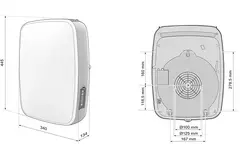 Brink Sonair 3.0 CO2 controlled decentralised ventilation unit