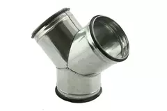 Y-piece 45° Ø 80mm - 80mm for spiral duct