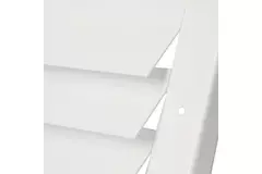 Outside wall grille surface-mounted 300mm x 100mm WHITE