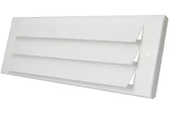 Outside wall grille surface-mounted 300mm x 100mm WHITE