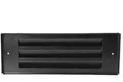 External wall grille surface mounted 300mm x 100mm BLACK