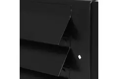 External wall grille surface mounted 300mm x 100mm BLACK