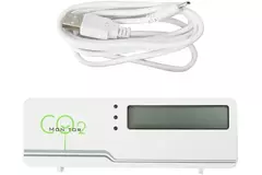 CO2 Meter - Compact Air Indicator with Temperature Display